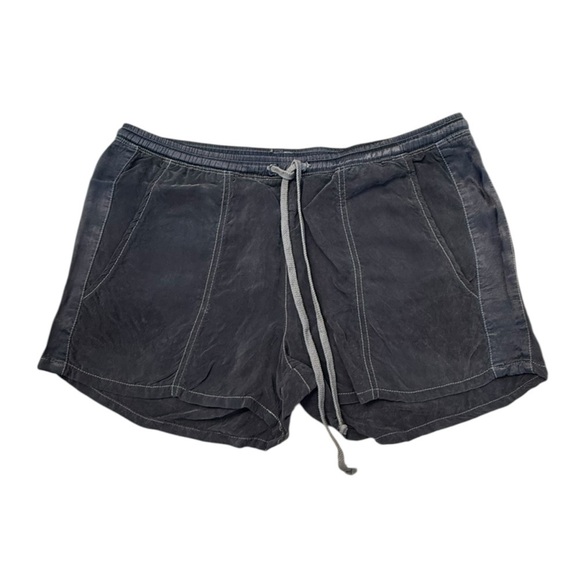 Hard Tail Pants - Hard Tail Women's Black/Blue Athletic Shorts